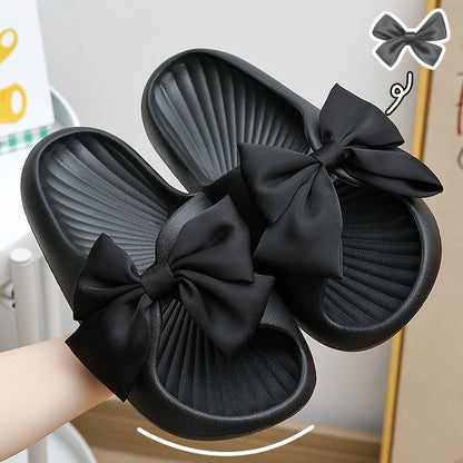 Beach Summer Slippers With Bow | ZAKAPOP