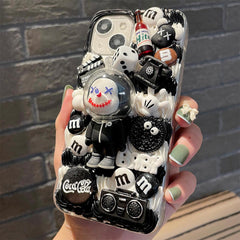 Handmade Clown Ugly Boy Cool  Cream Phone Case (Customizable) | ZAKAPOP