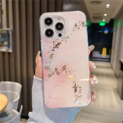 Colored Marble Painting Cute Funda Case for iPhone | ZAKAPOP