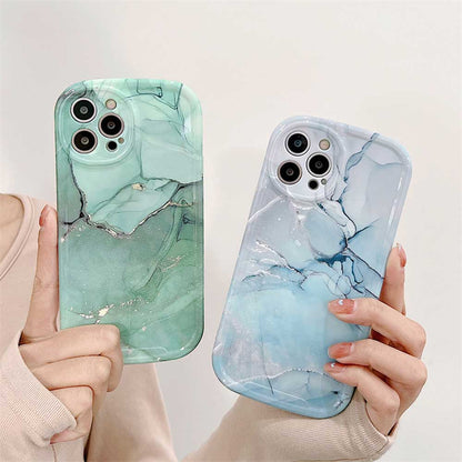 Colored Marble Painting Cute iPhone Case | ZAKAPOP