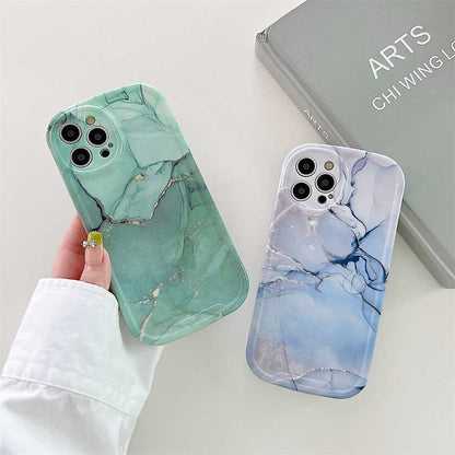 Colored Marble Painting Cute iPhone Case | ZAKAPOP