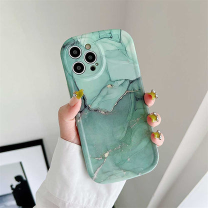 Colored Marble Painting Cute iPhone Case | ZAKAPOP