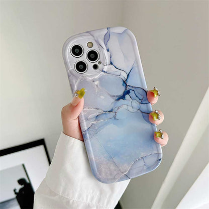 Colored Marble Painting Cute iPhone Case | ZAKAPOP