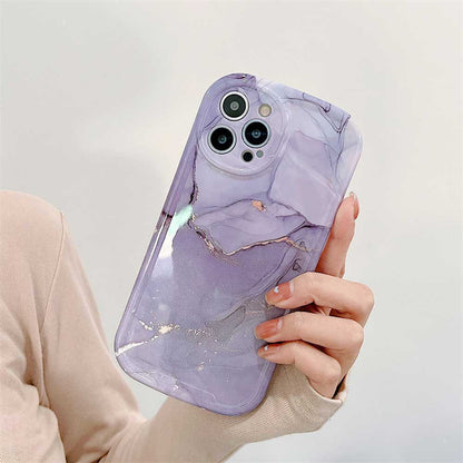 Colored Marble Painting Cute iPhone Case | ZAKAPOP