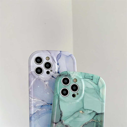 Colored Marble Painting Cute iPhone Case | ZAKAPOP