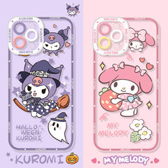 Cute Cartoon Character Halloween Witch Kuromi Phone Case | ZAKAPOP