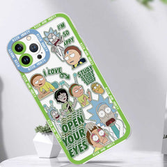 Cute Cartoon Character Morty Rick iPhone Cases | ZAKAPOP