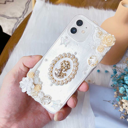 Handmade Fairy Retro Cream Plastic Phone Case(Customizable) | ZAKAPOP