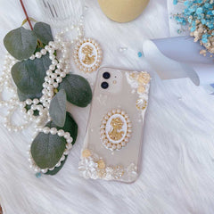 Handmade Fairy Retro Cream Plastic Phone Case(Customizable) | ZAKAPOP