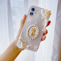 Handmade Fairy Retro Cream Plastic Phone Case(Customizable) | ZAKAPOP