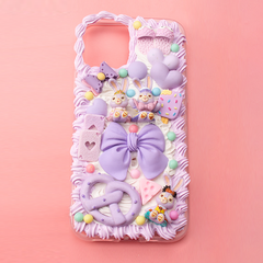 Handmade Rabbit Full Fill Cream Phone Case | ZAKAPOP