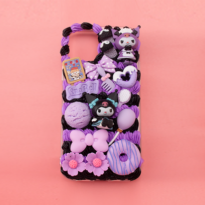Handmade Lolita Character Dessert Cream Phone Case (Customizable) | ZAKAPOP