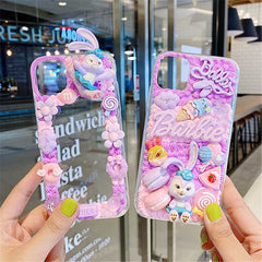 Handmade Lovely Cartoon Rabbit Cream Phone Case (Customizable) | ZAKAPOP
