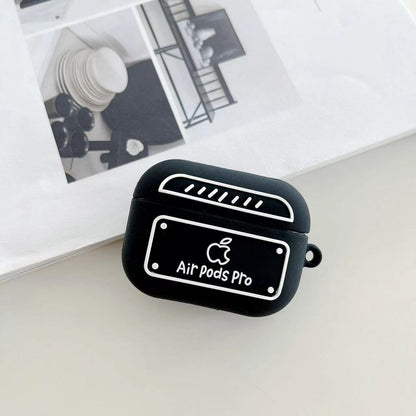 Simple Cute Case For AirPods with Keychain | ZAKAPOP