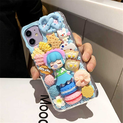 Handmade Nancy Miniature Food Cream Phone Case (Customizable) | ZAKAPOP