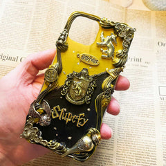 Handmade Harry Potter Four Houses Sign of Hogwarts Phone Case(Customizable) | ZAKAPOP
