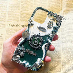 Handmade Harry Potter Four Houses Sign of Hogwarts Phone Case(Customizable) | ZAKAPOP