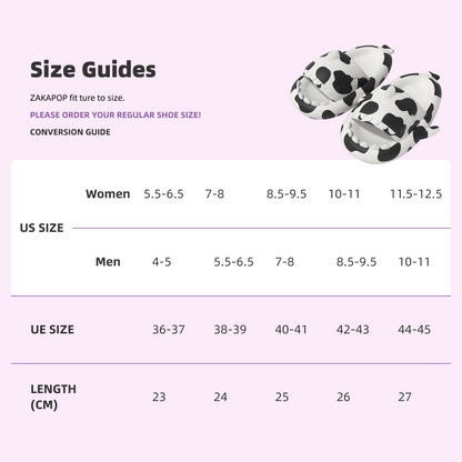 Original Dairy Cow Shark Slippers(Adults) | ZAKAPOP