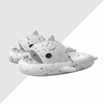 Original Two-color Oil Paint Pattern Shark Slippers(Adults) | ZAKAPOP