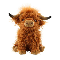 Realistic Soft Highland Cow Plush Toys