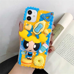 Handmade Cute Cartoon Girls Cream Phone Case (Customizable) | ZAKAPOP
