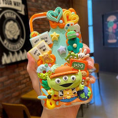 Handmade Toy Story Cowboy Alien Cream Phone Case (Customizable) | ZAKAPOP