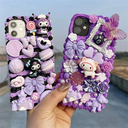 Handmade 3d Kawaii Cream Cartoon Doll Phone Case | ZAKAPOP